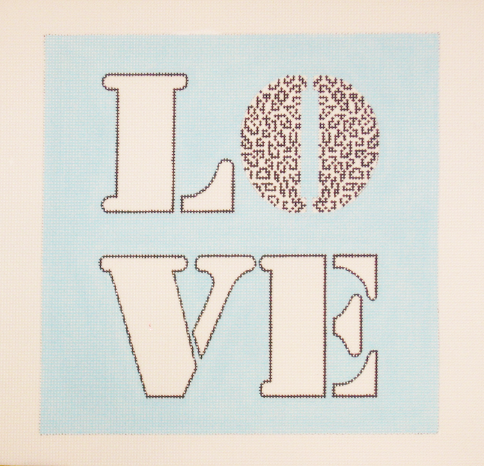 Needlepoint Love Canvas