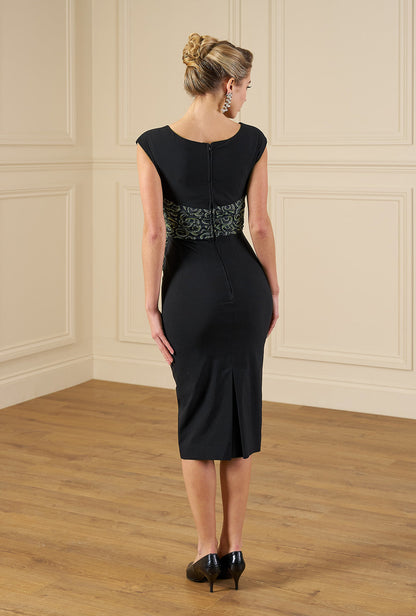 1960s Manhattan Cocktail Dress - Emerald Halo
