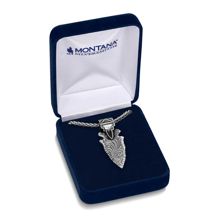 Montana Silversmiths Old West Arrowhead Necklace