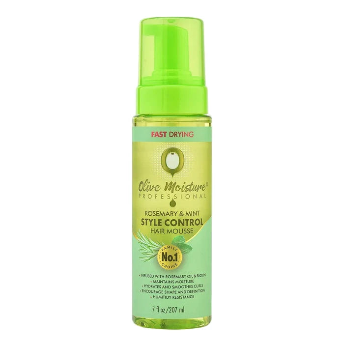 Olive Moisture Rosemary And Mint Style Control Hair Mousse 207ml