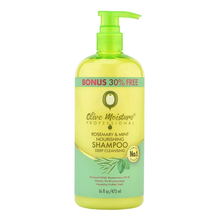 Olive Moisture Rosemary & Mint Nourishing Shampoo Deep Cleansing 473ml