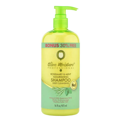 Olive Moisture Rosemary & Mint Nourishing Shampoo Deep Cleansing 473ml
