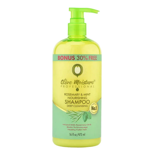 Olive Moisture Rosemary & Mint Nourishing Shampoo Deep Cleansing 473ml