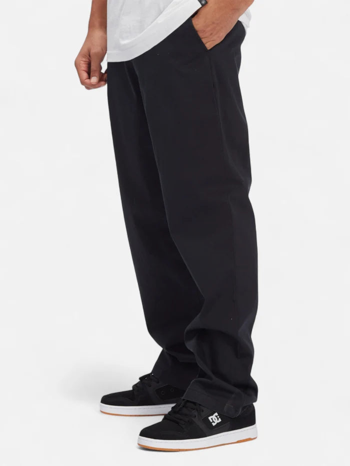 Pantalon DC Worker Relaxed Chino Negro