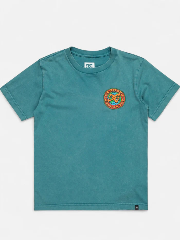 Remera DC Niño Spinner Turquesa