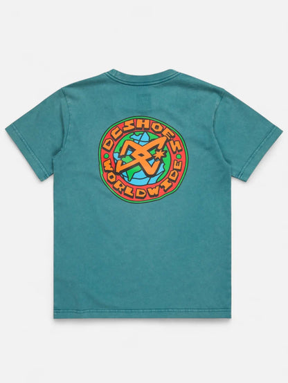 Remera DC Niño Spinner Turquesa