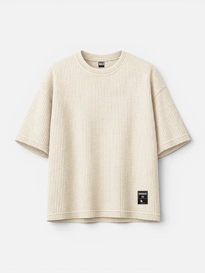 Remera Gotcha Micropanal Oversize Crudo