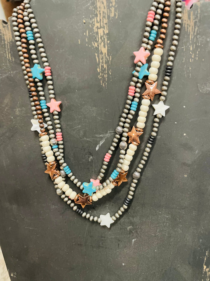 River Turquoise Star necklace