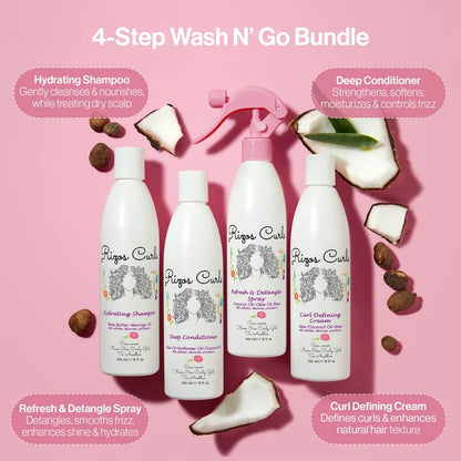 Rizos Curls The Complete Wash & Go Bundle - 4pcs
