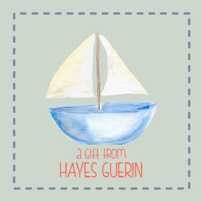 Sailboat Calling Card