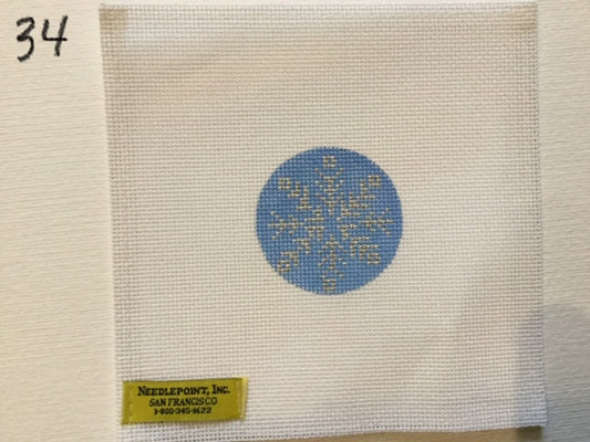 Snowflake Mini Round