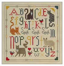 Needlepoint The Cats Meow 8Óx8Ó $ 145 Canvas