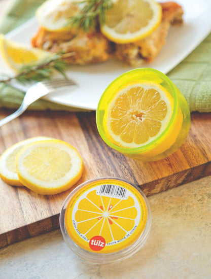 TULZ Lemon Save-A-Half, Yellow, 3" x 3" x 3"
