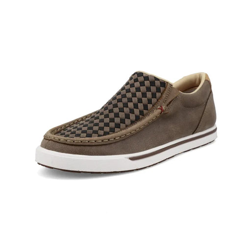 Twisted X Women's Slip-On Kicks in Taupe Grey & Black