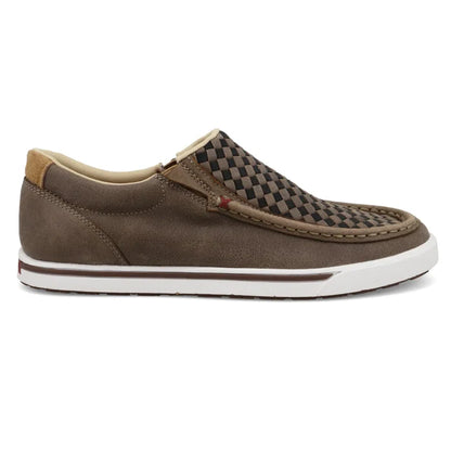 Twisted X Women's Slip-On Kicks in Taupe Grey & Black