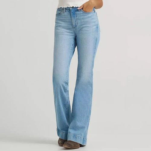 Wrangler Retro Women's Bailey High Rise Trouser in Kelsey