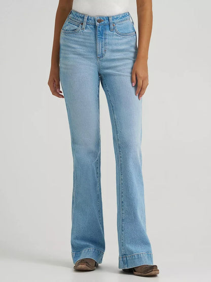 Wrangler Retro Women's Bailey High Rise Trouser in Kelsey