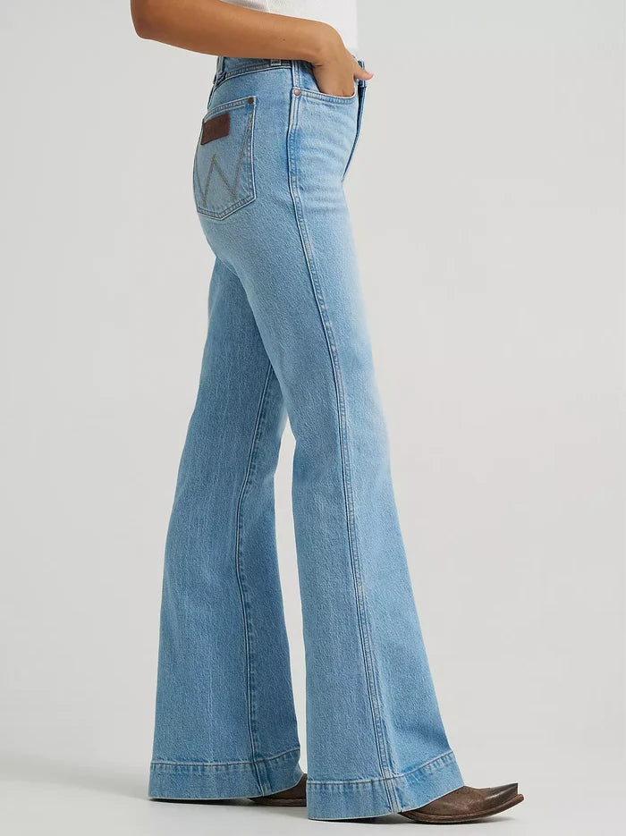 Wrangler Retro Women's Bailey High Rise Trouser in Kelsey