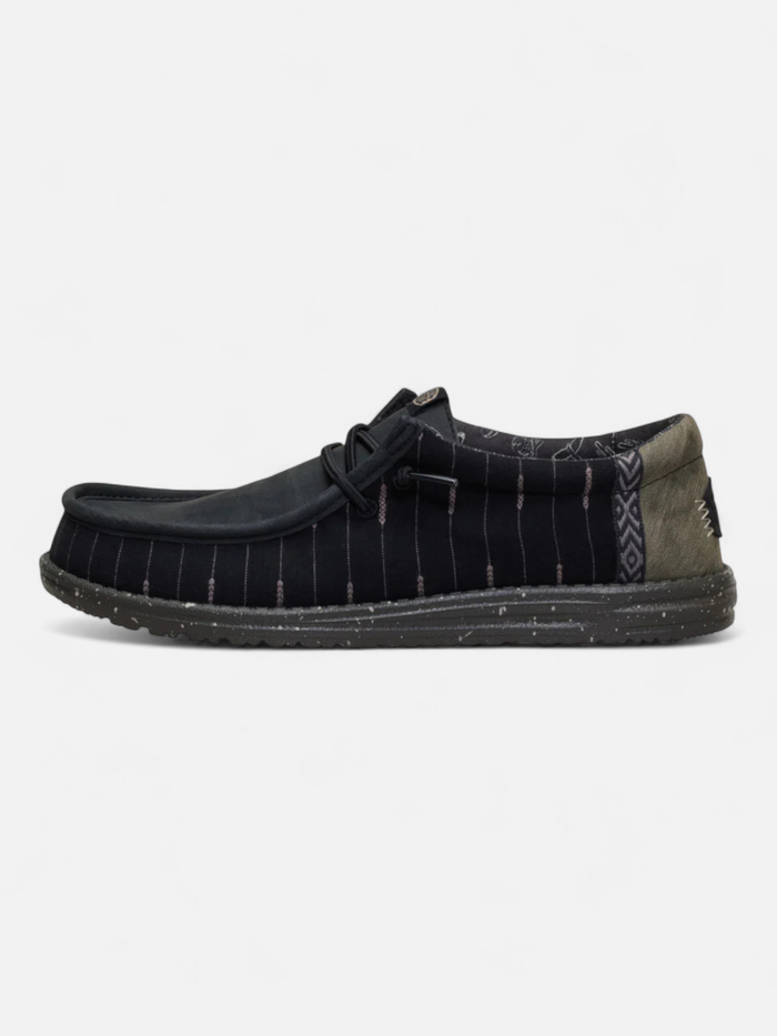 Zapatos Hey Dude Wally Western Negro Print