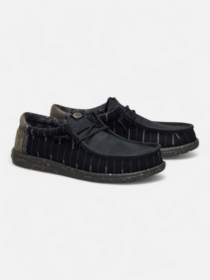 Zapatos Hey Dude Wally Western Negro Print
